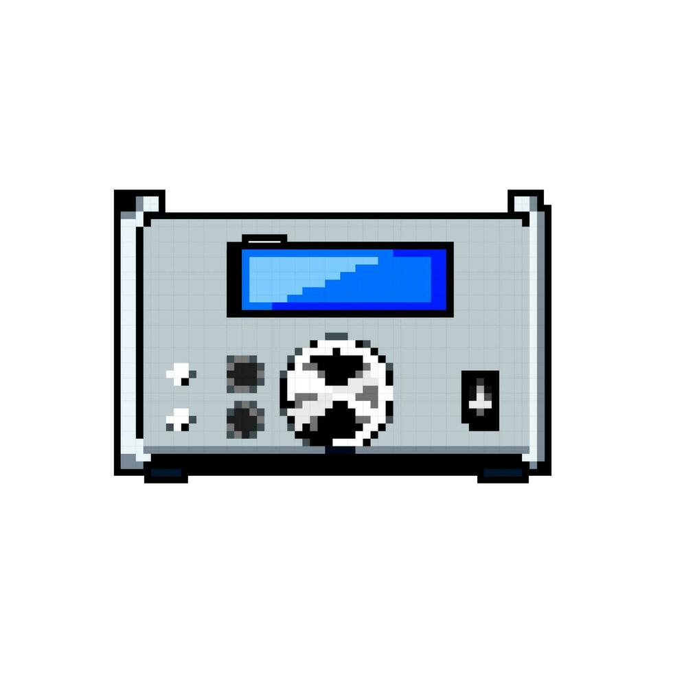 technology digital amplifier game pixel art vector illustration