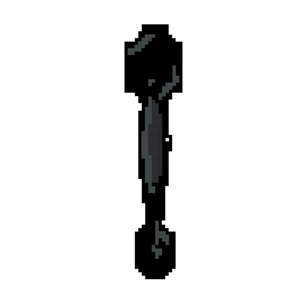 home door handle game pixel art vector illustration