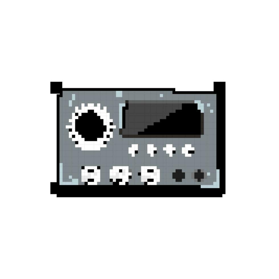 sonido digital amplificador juego píxel Arte vector ilustración
