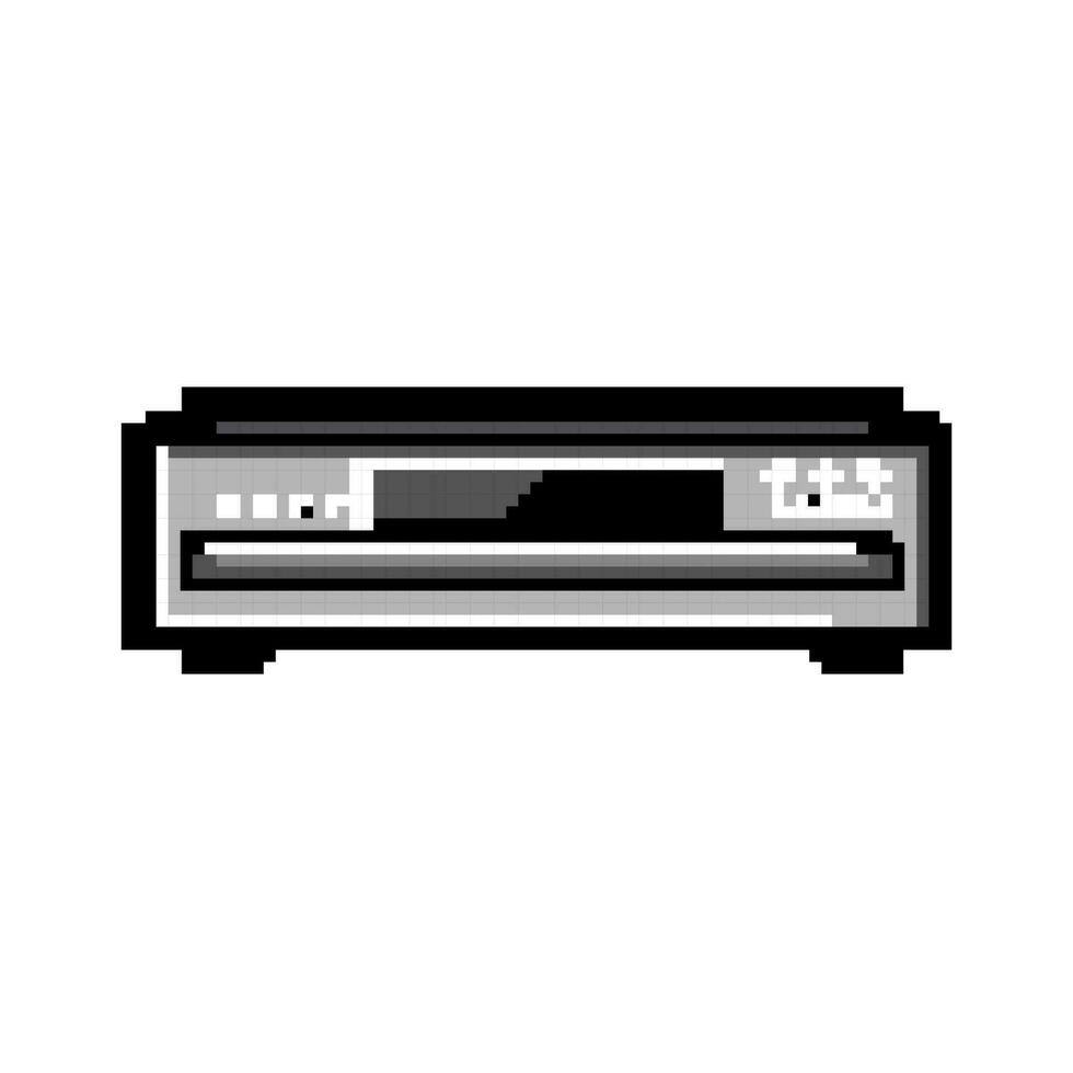 audio cd player game pixel art vector illustration