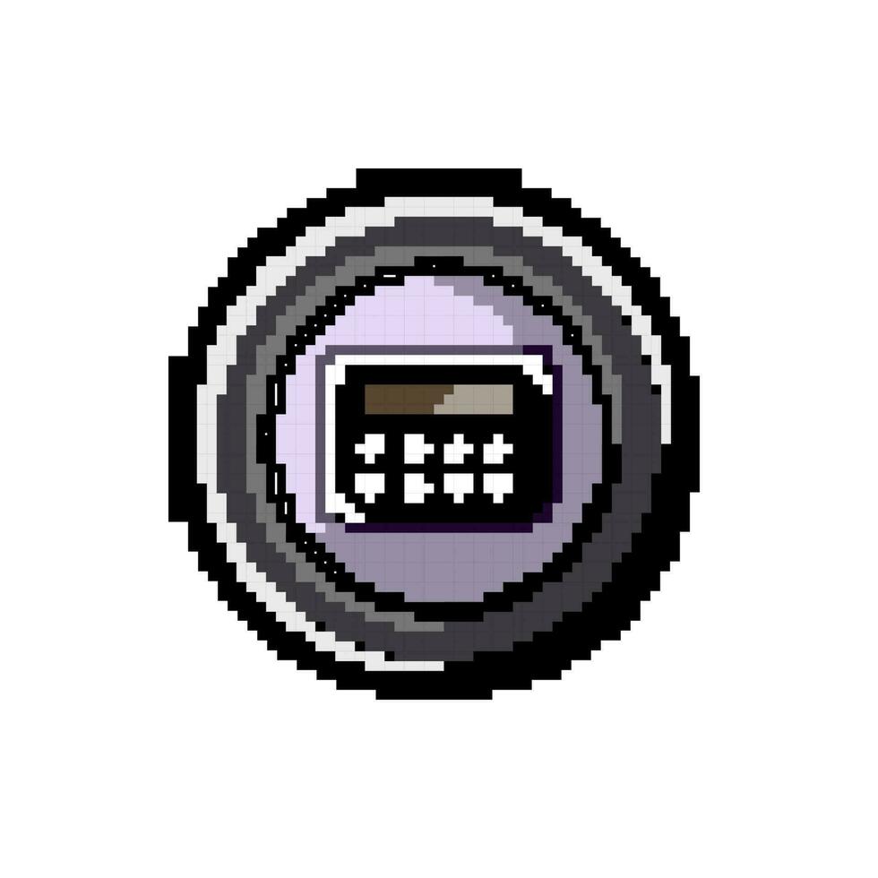 modern cd player game pixel art vector illustration