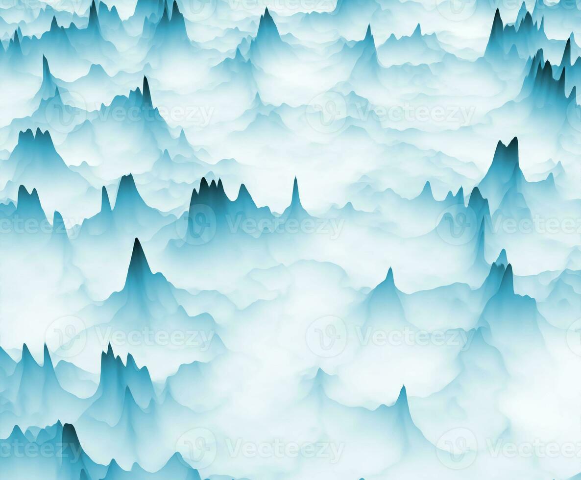 Magical world. Surreal Landscape. Abstract fantasy background. 3d illustration photo