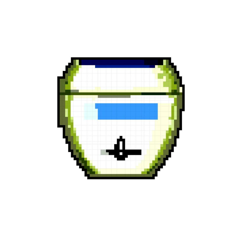 face cleansing cream game pixel art vector illustration