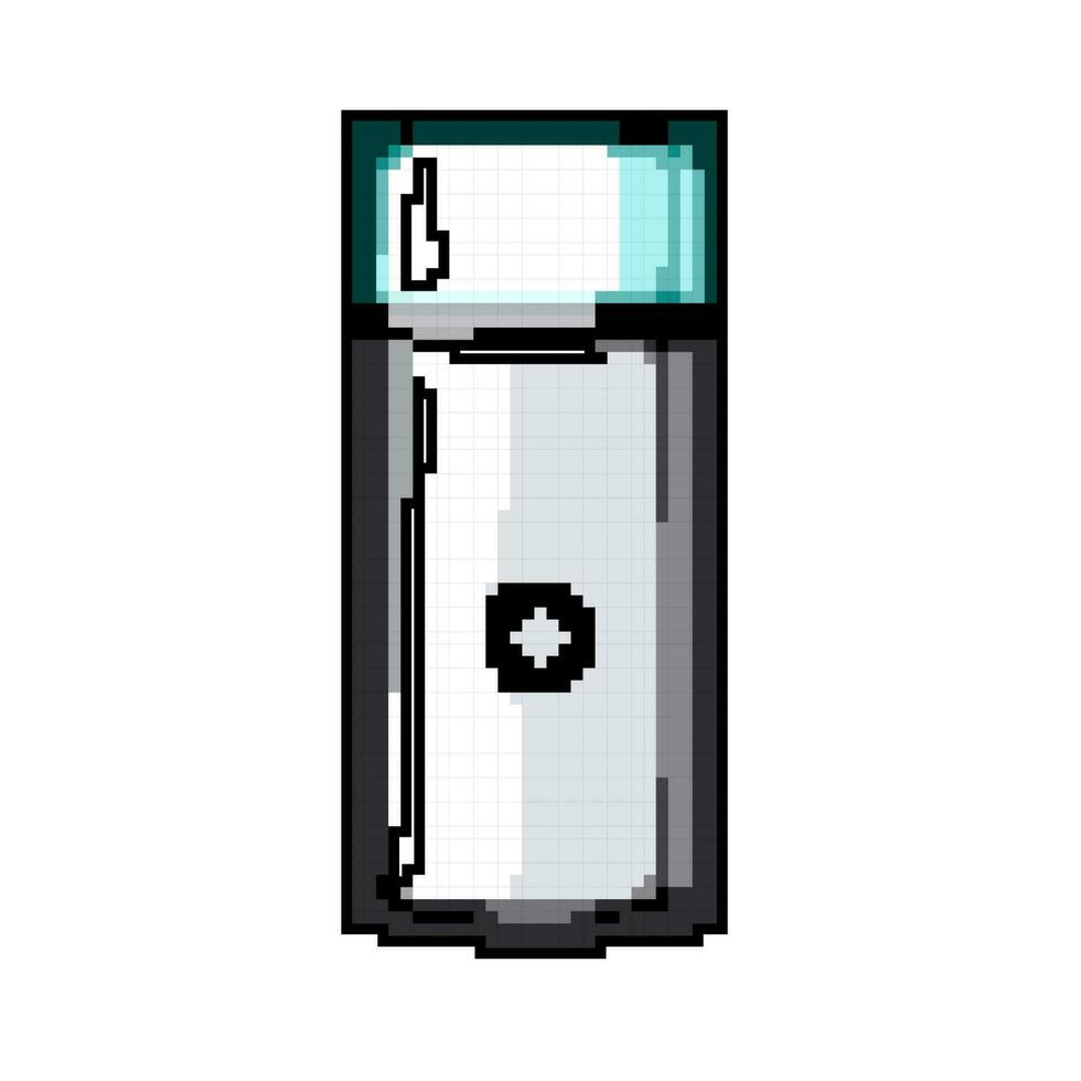 drink coffee grinder electric game pixel art vector illustration