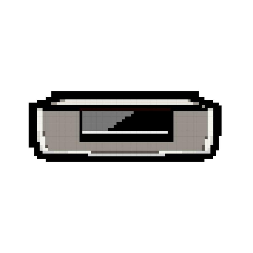 record cd player game pixel art vector illustration