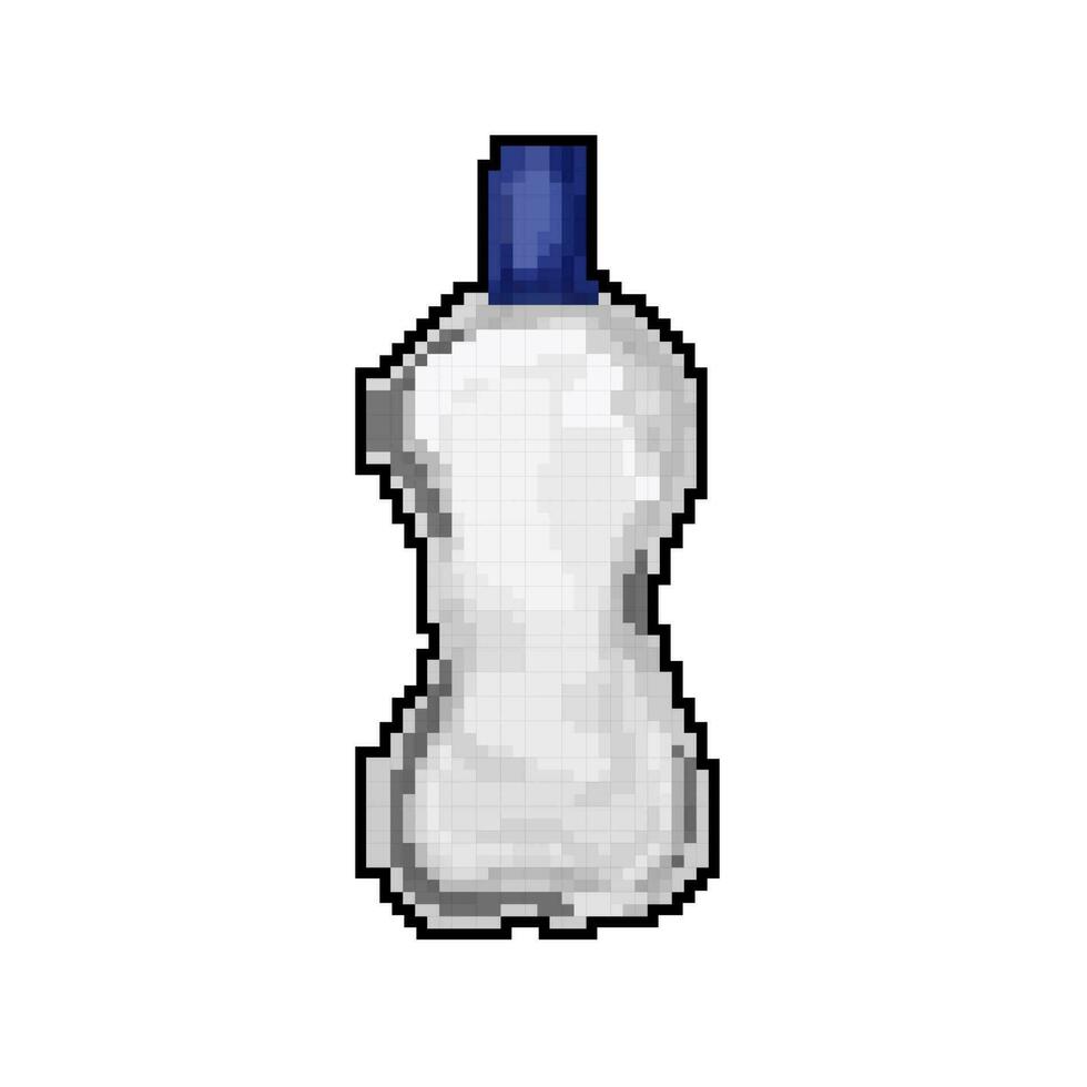 bottle water filter game pixel art vector illustration
