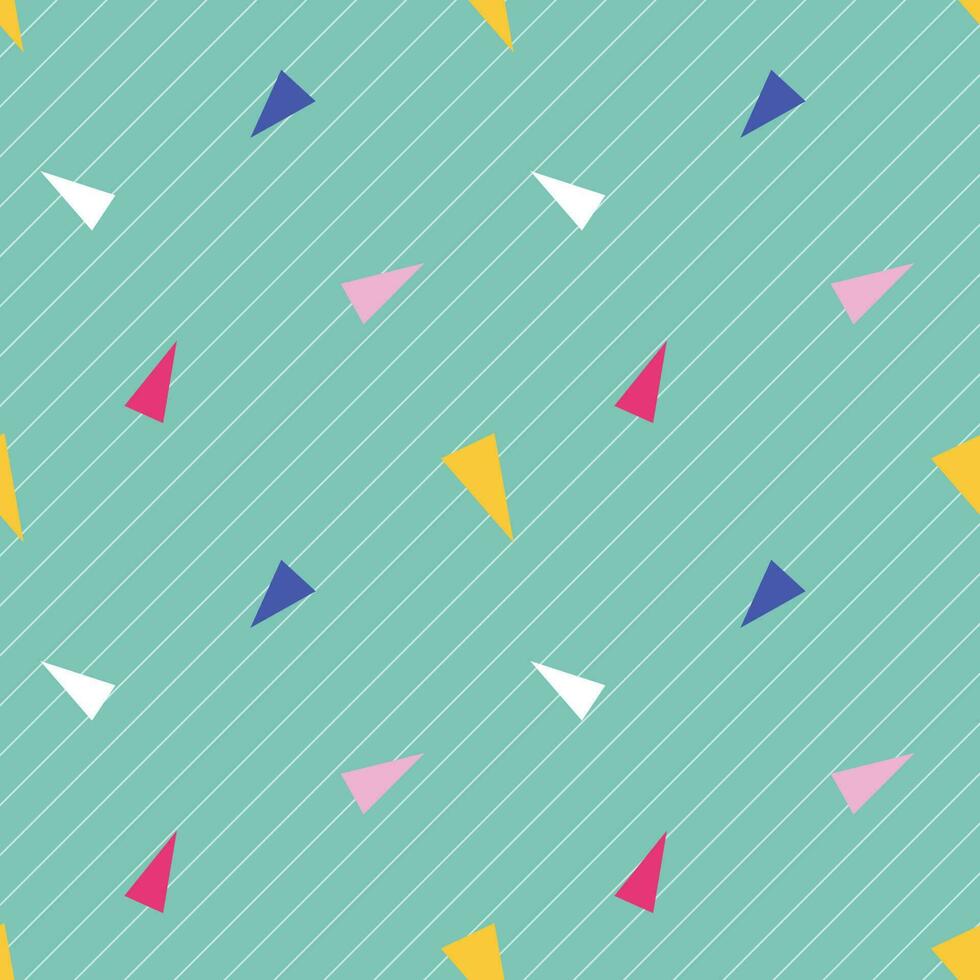 Abstract geometric vector seamless 90s or 80s