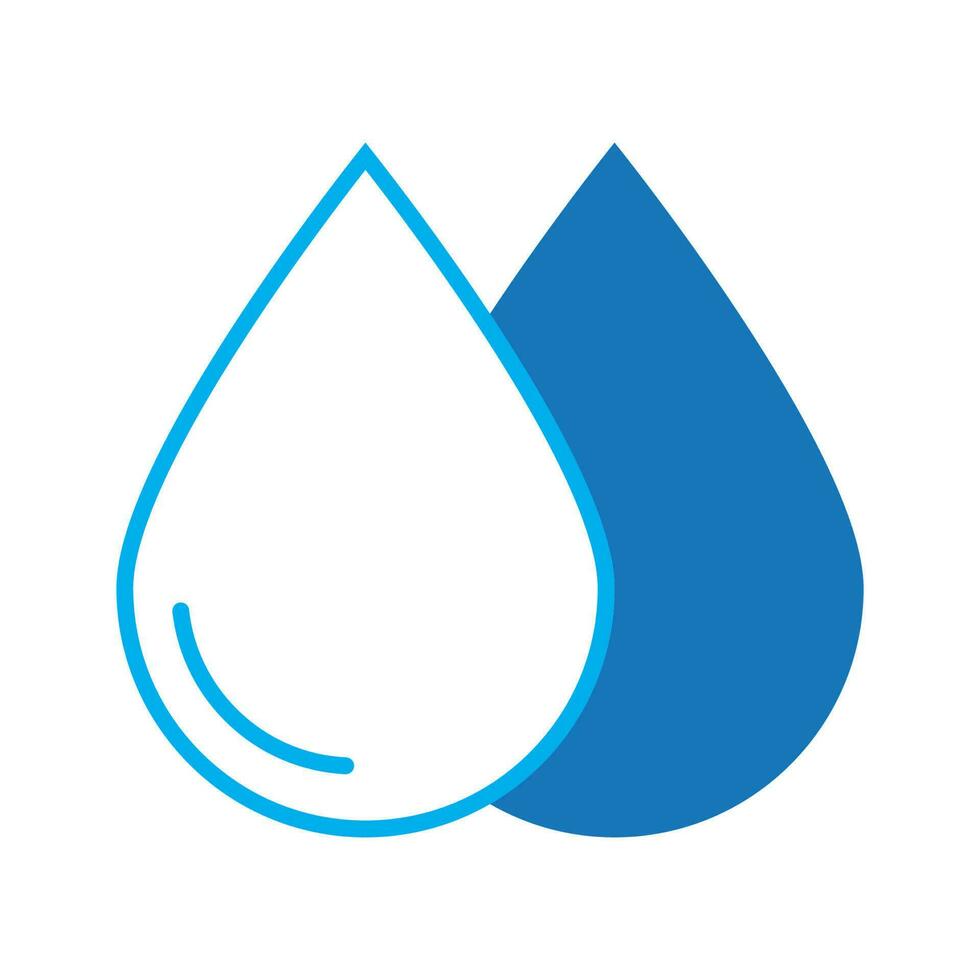 logotipo de gota de agua vector