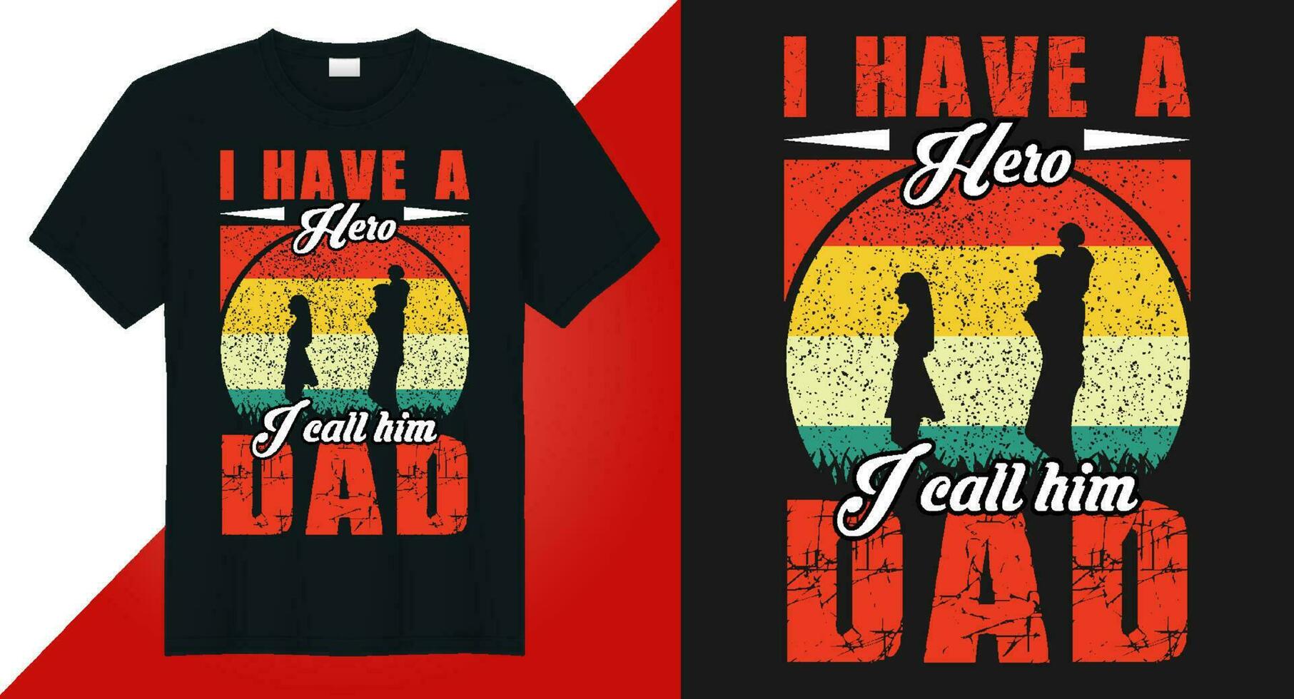 Happy father's day, Retro Vintage Father's Day t Shirt Design, Funny Dad Lover vintage T shirt vector