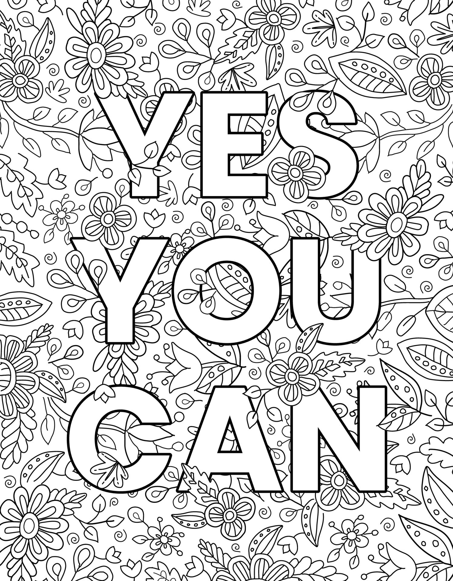 https://static.vecteezy.com/system/resources/previews/023/877/171/original/yes-you-can-cute-hand-drawn-coloring-pages-for-kids-and-adults-motivational-quotes-text-beautiful-drawings-for-girls-with-patterns-details-coloring-book-with-flowers-and-tropical-plants-vector.jpg