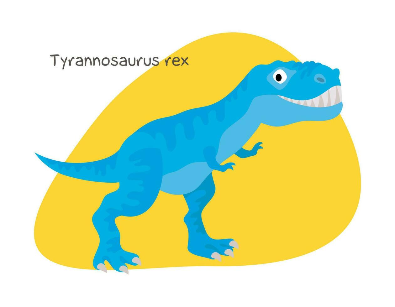 Vector cartoon dinosaur