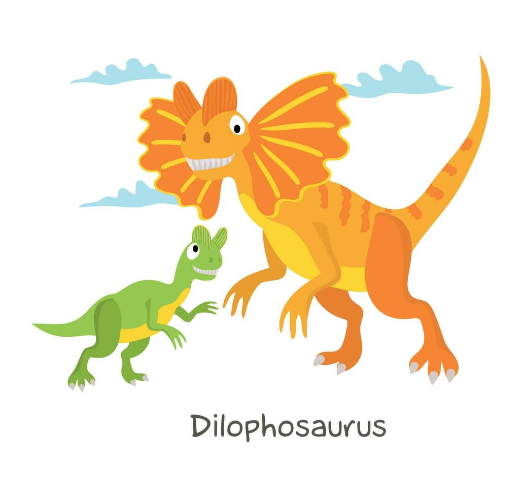 vector dibujos animados dinosaurio bebé