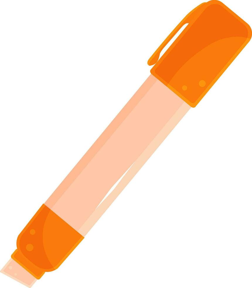bright vector illustration marker, school and office supplies, back to school