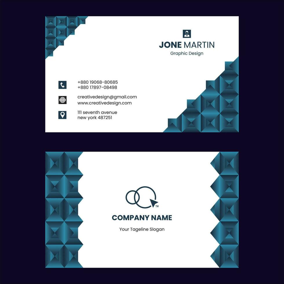 Modern Business Card vector