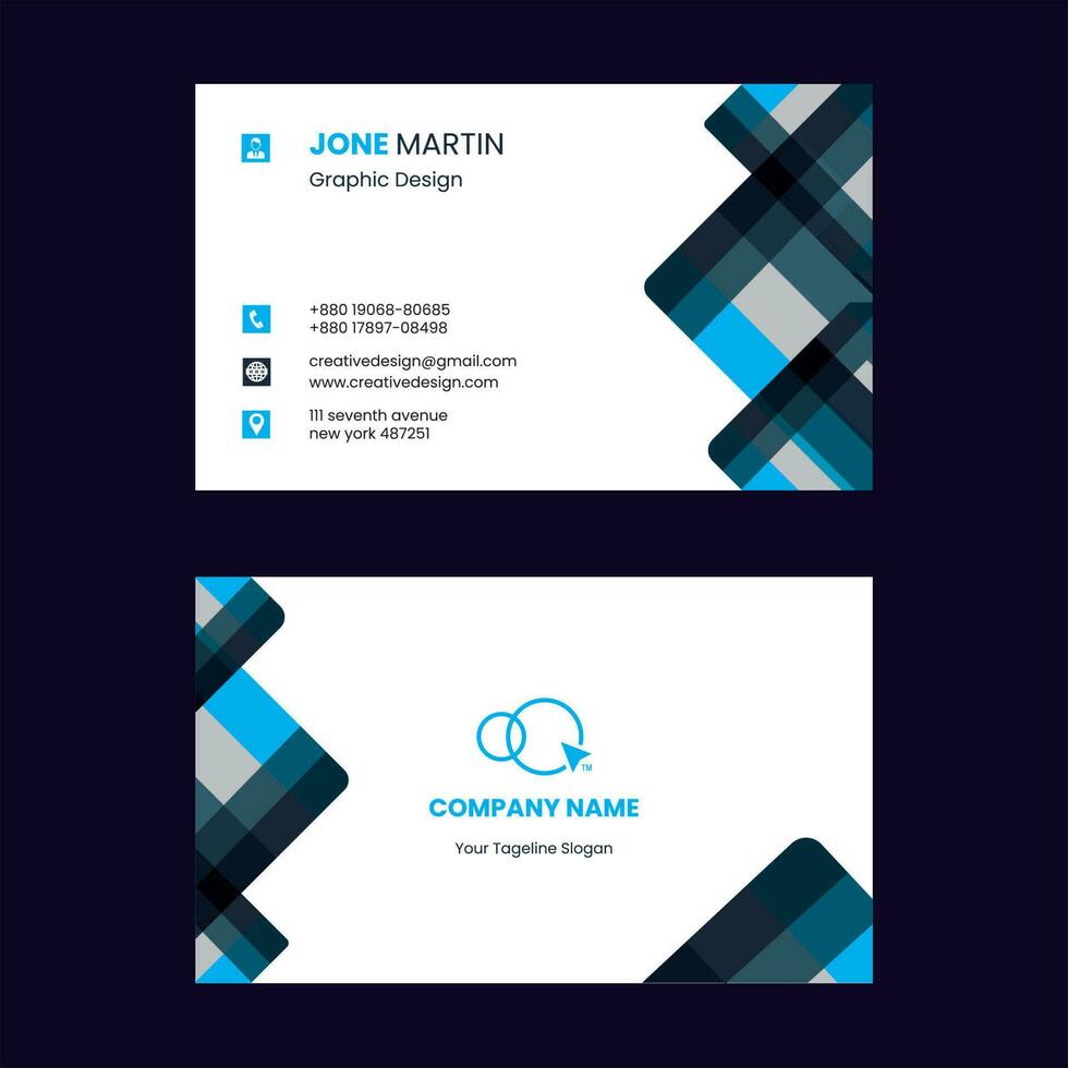 Modern Business Card vector