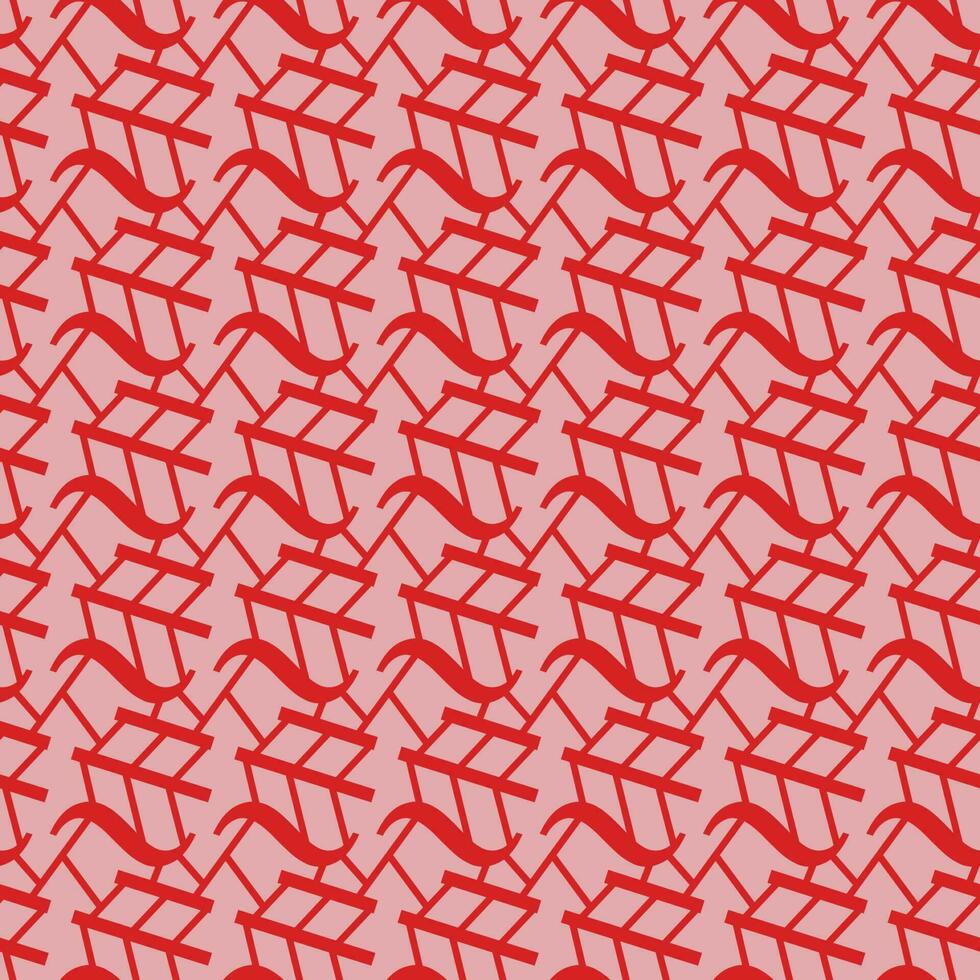 Abstract vector art seamless monochrome lines pattern single design