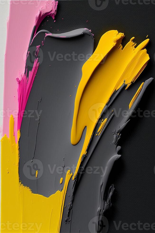 close up of some paint on a black surface. . photo