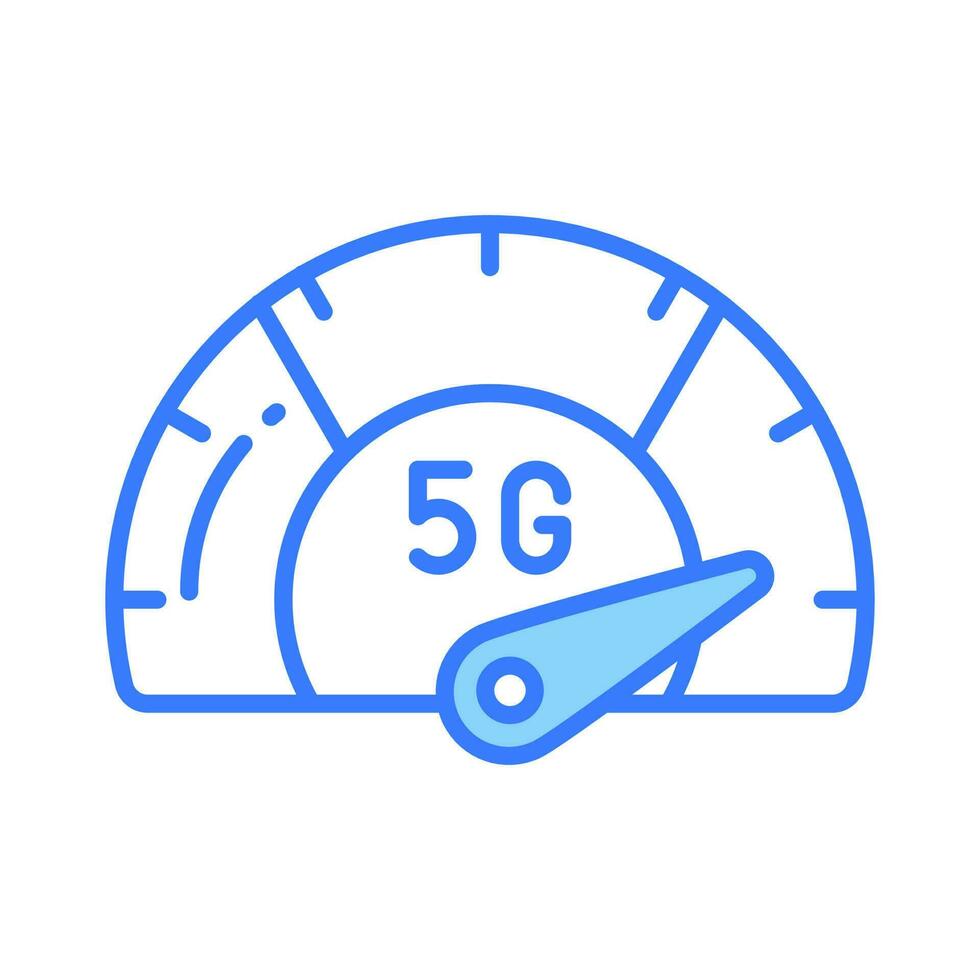Check this carefully crafted 5G speed icon in trendy style, premium vector