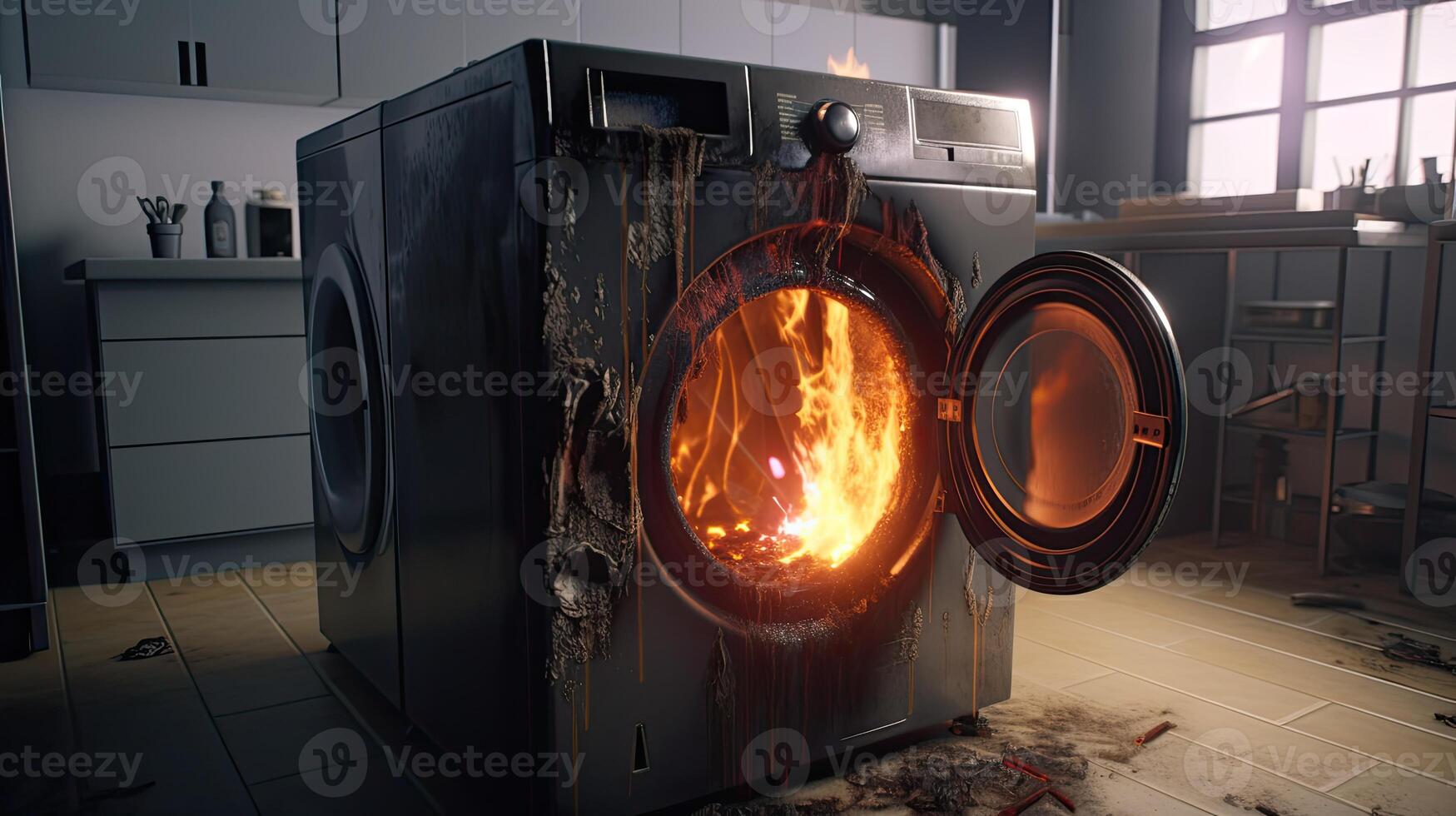 CLothing Dryer Lint Fire, fire hazards, dryer duct, dyer vent air