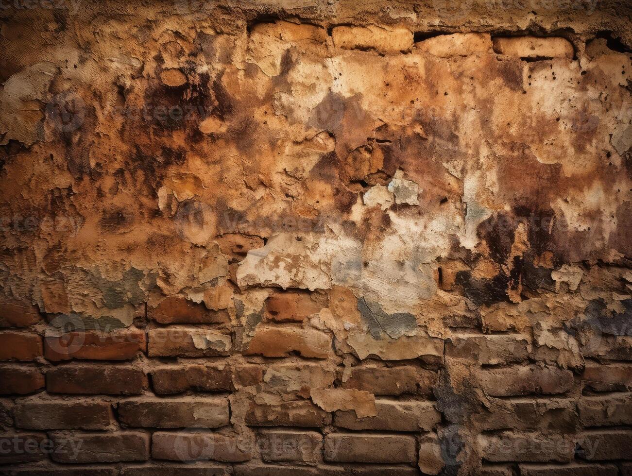 Old Rustic Cement VIntage bricks wall background wallpaper photo