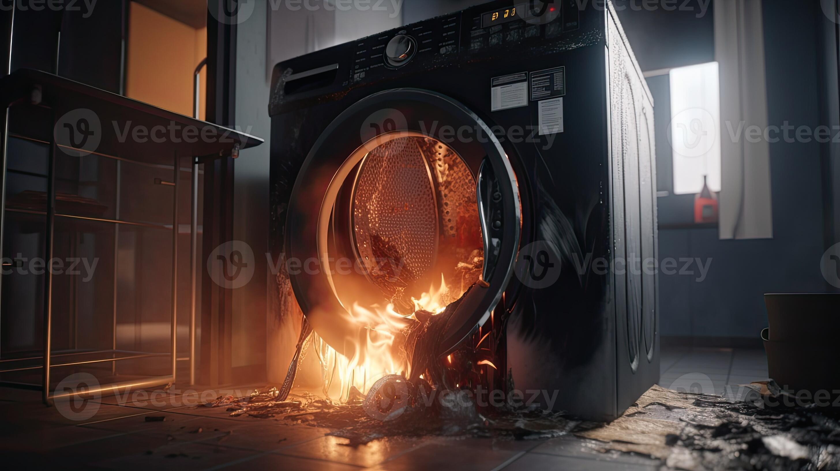 CLothing Dryer Lint Fire, fire hazards, dryer duct, dyer vent air