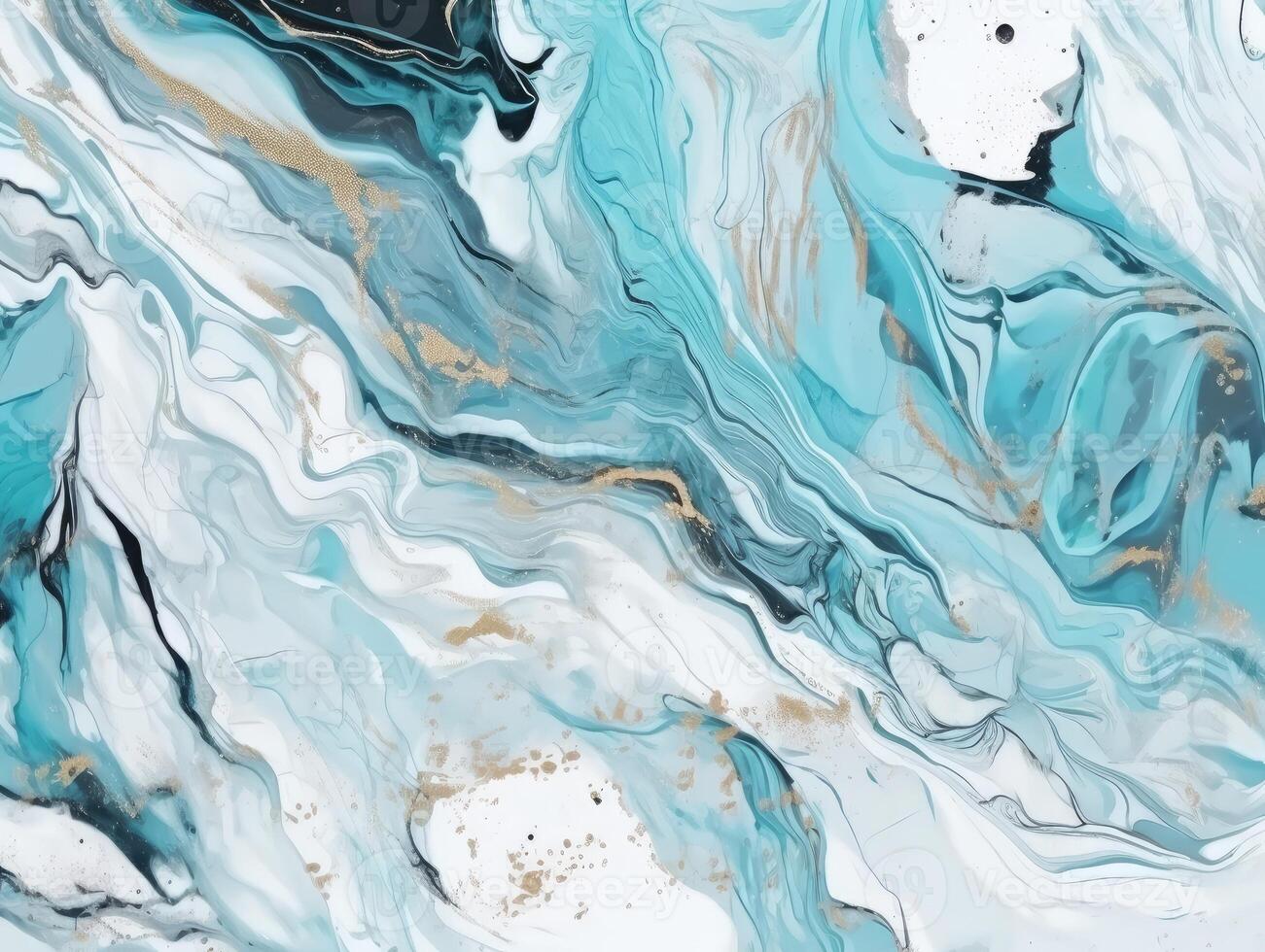 blue and gold and white luxury Marble Texture Background Wallpaper