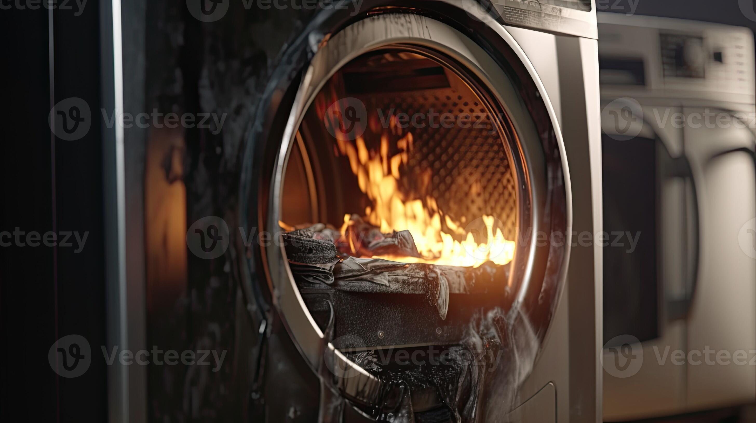 CLothing Dryer Lint Fire, fire hazards, dryer duct, dyer vent air