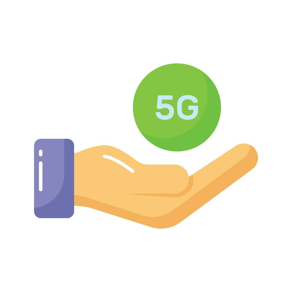 Check this beautiful vector of 5G technology in modern style, ready to use icon