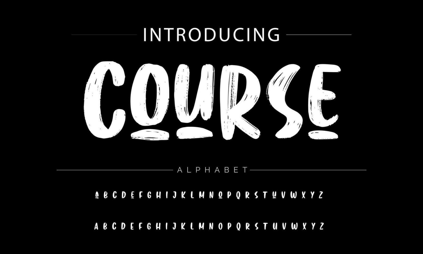 ABSERVE BRUSH Signature Font Calligraphy Logotype Script Brush Font Type Font lettering handwritten vector