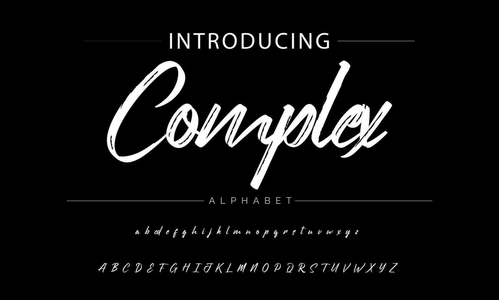 ABSERVE BRUSH Signature Font Calligraphy Logotype Script Brush Font Type Font lettering handwritten vector