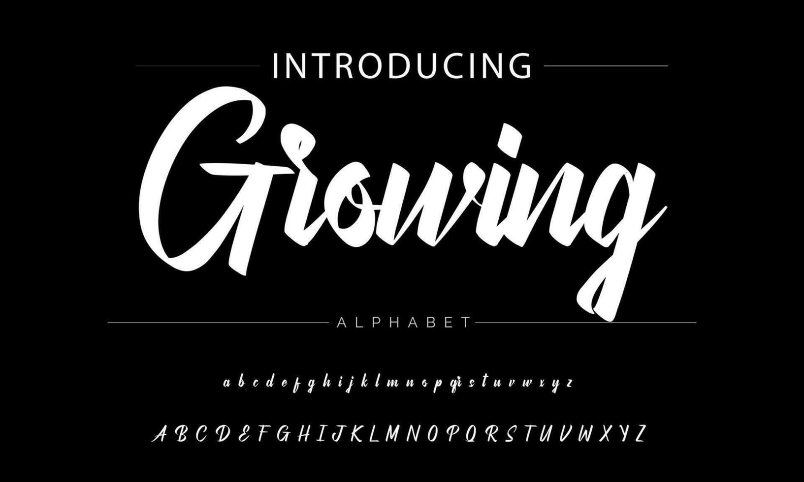 ABSERVE BRUSH Signature Font Calligraphy Logotype Script Brush Font Type Font lettering handwritten vector