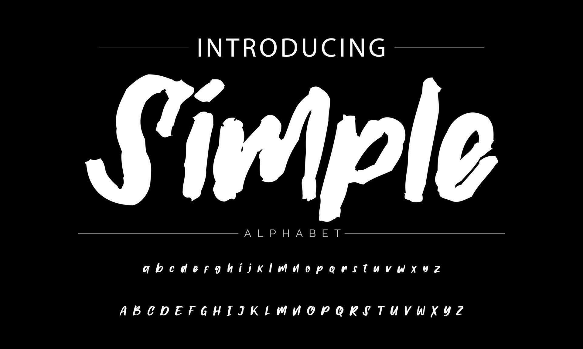 ABSERVE BRUSH Signature Font Calligraphy Logotype Script Brush Font