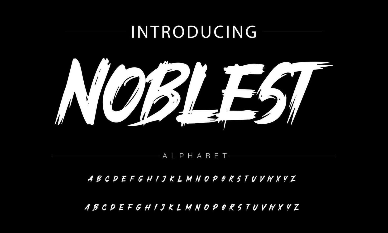 ABSERVE BRUSH Signature Font Calligraphy Logotype Script Brush Font Type Font lettering handwritten vector