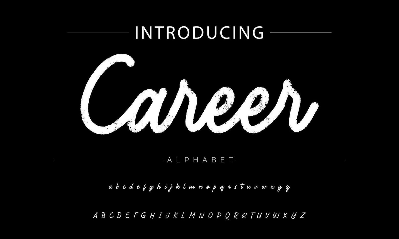 ABSERVE BRUSH Signature Font Calligraphy Logotype Script Brush Font Type Font lettering handwritten vector