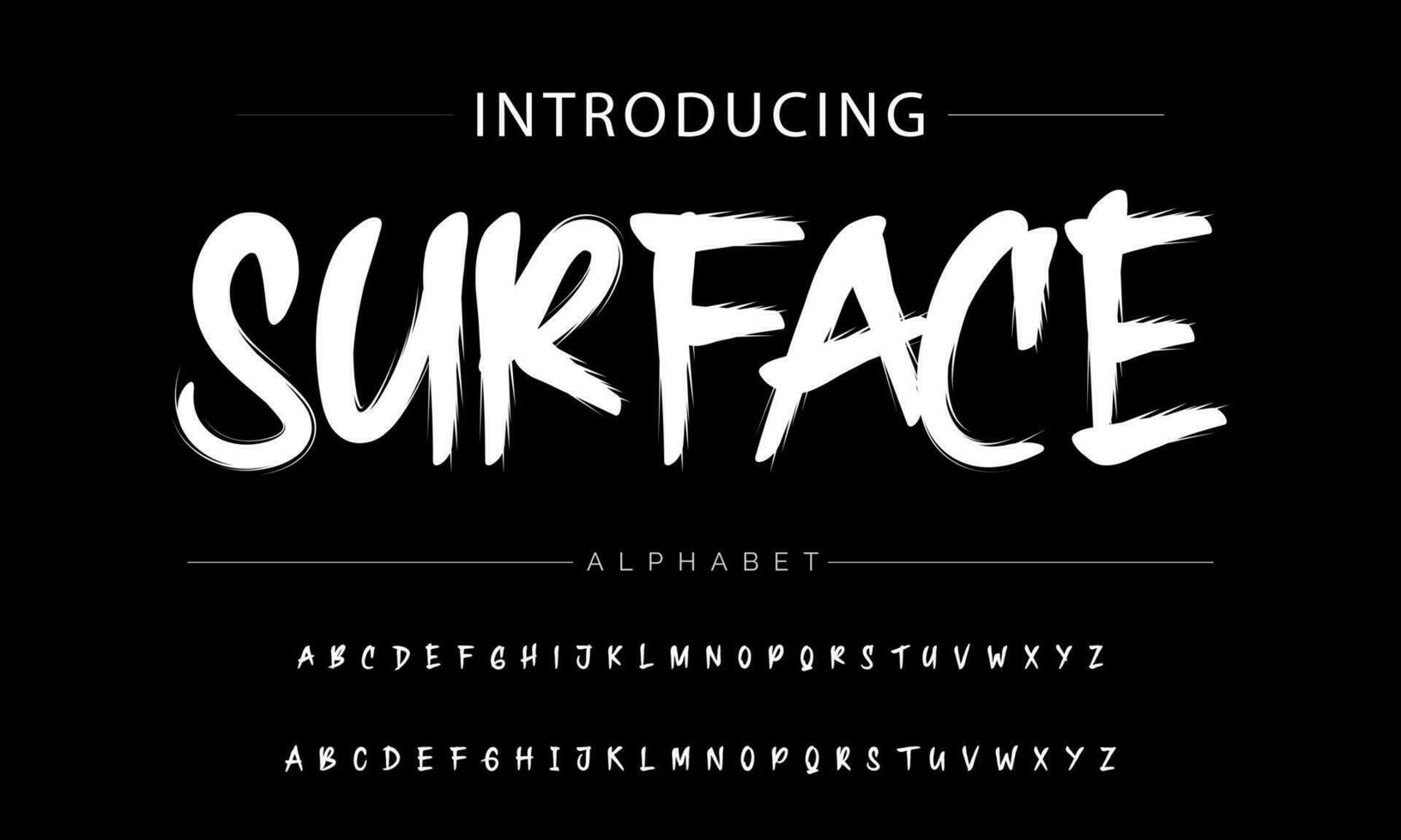 ABSERVE BRUSH Signature Font Calligraphy Logotype Script Brush Font Type Font lettering handwritten vector