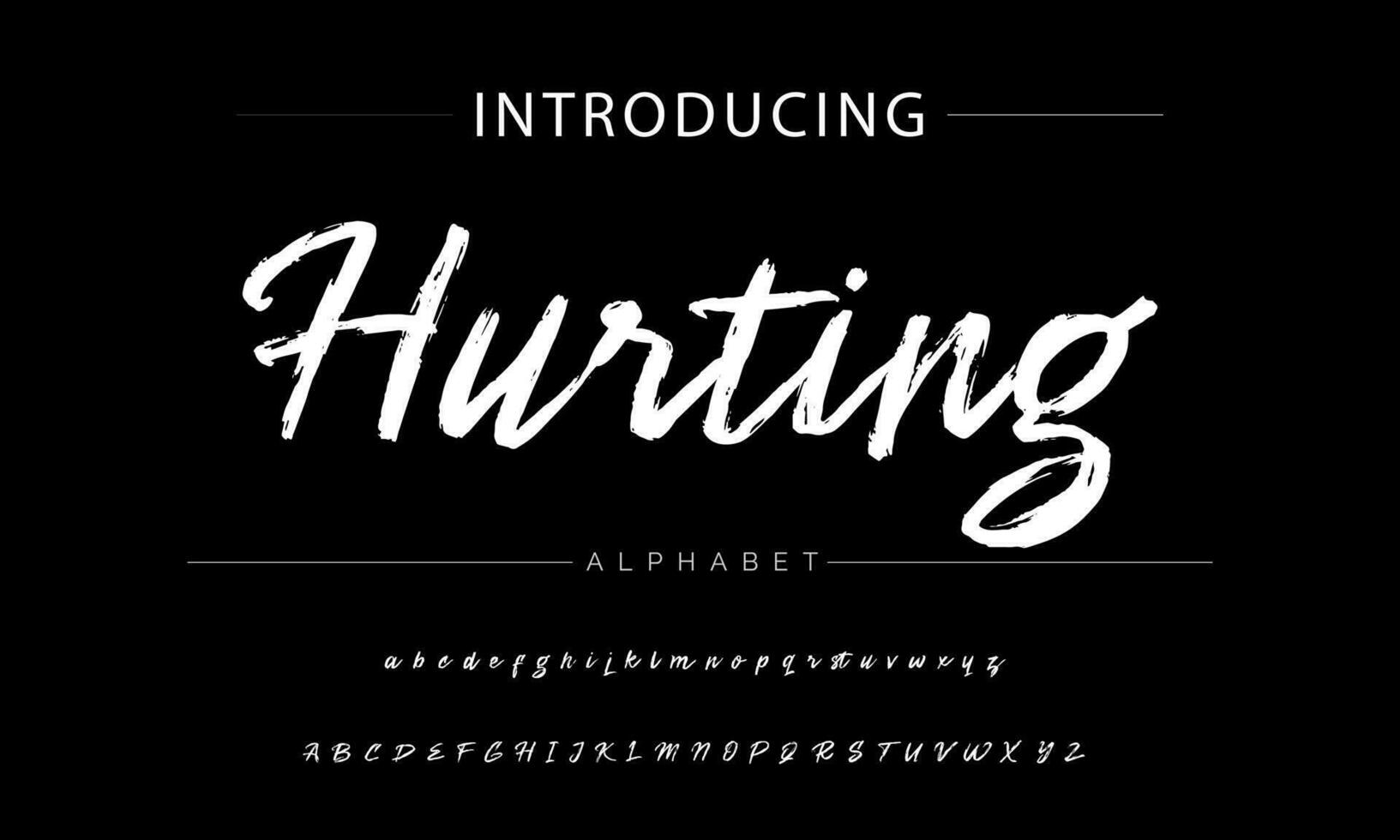 ABSERVE BRUSH Signature Font Calligraphy Logotype Script Brush Font Type Font lettering handwritten vector