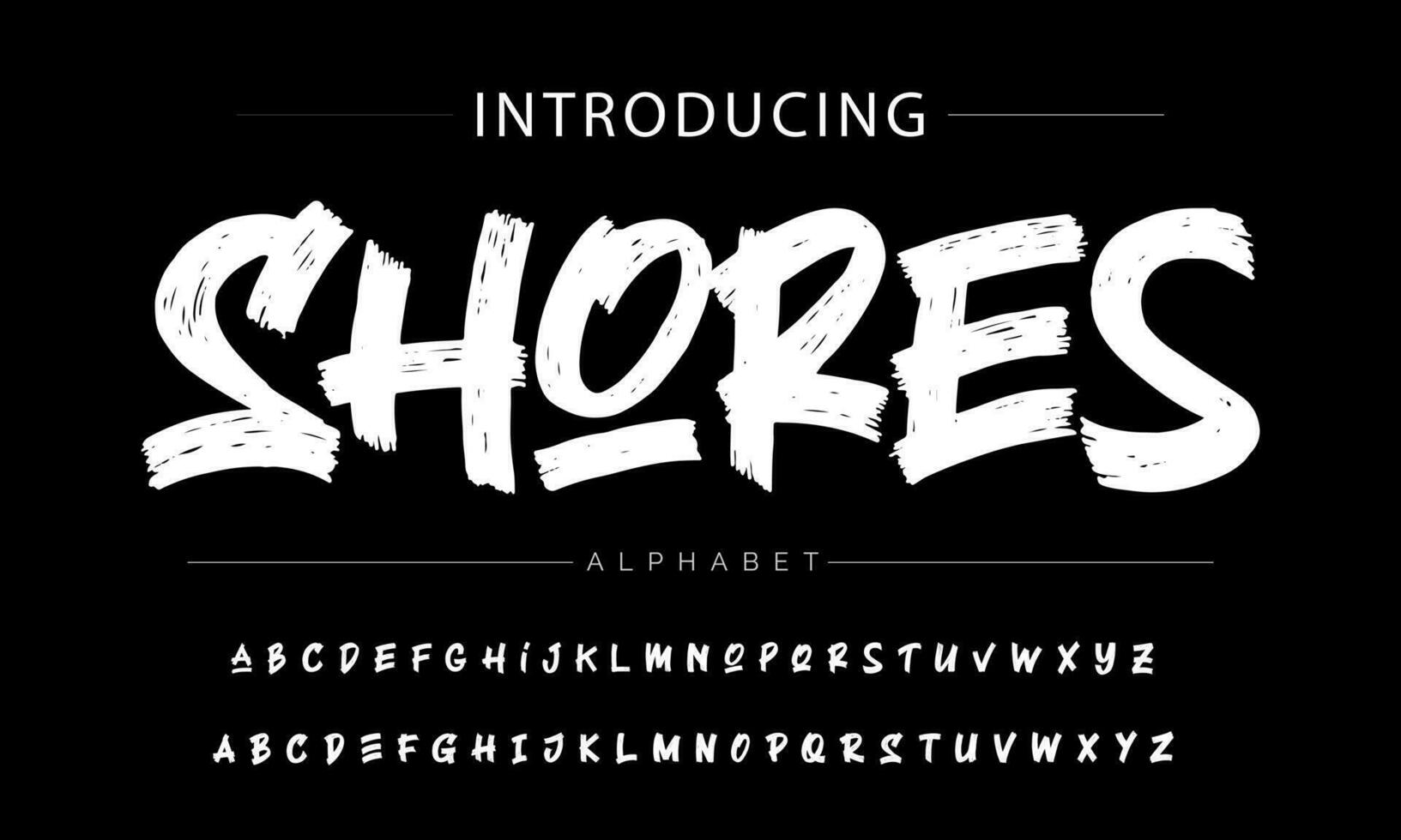 Brush font discount