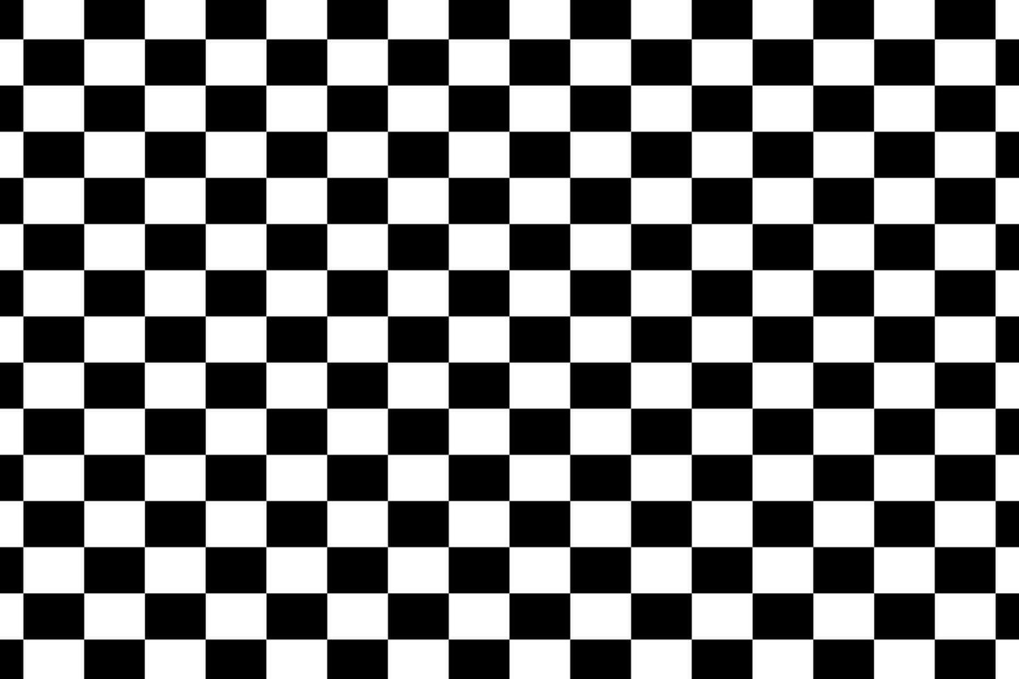 Black and white chess board pattern. Checkered background vector illustration.