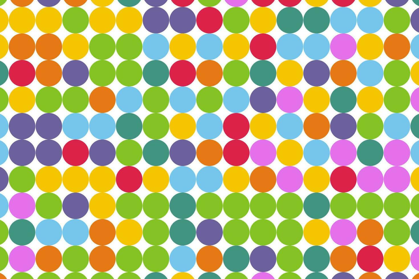 Colorful dot circle mosaic background vector
