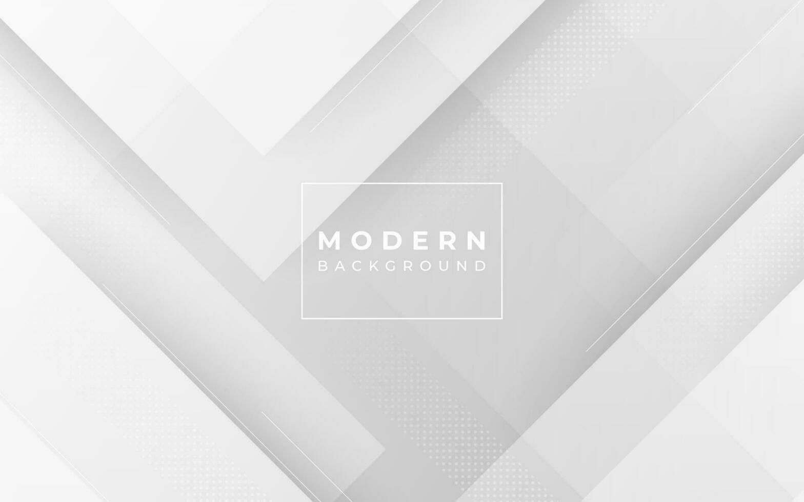 Modern background, geometric style, white and gray color gradation, layered, abstract elegant vector