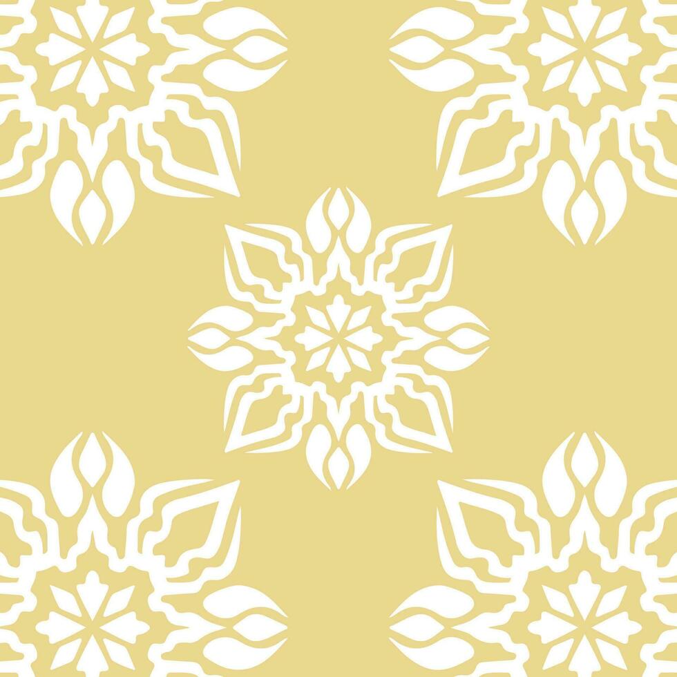 geometric cool abstract floral pattern vector