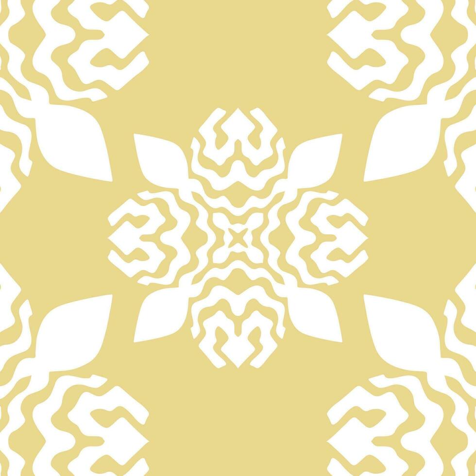 geometric cool abstract floral pattern vector