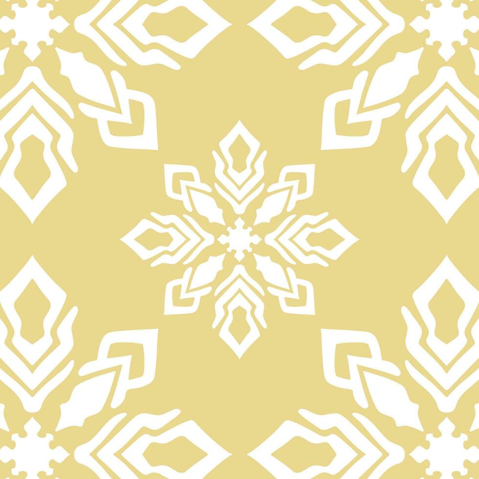 geometric cool abstract floral pattern vector