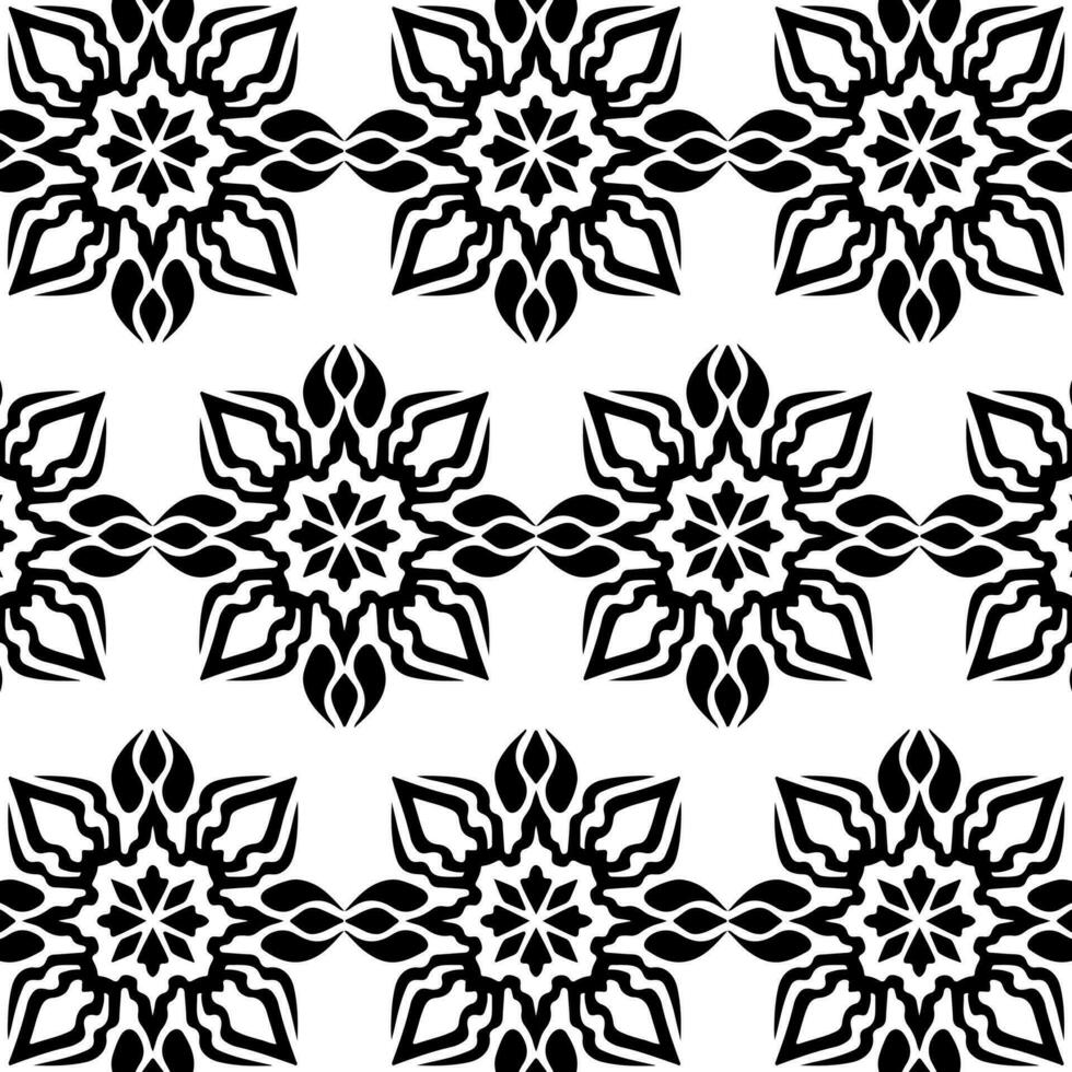 geometric cool abstract floral pattern vector