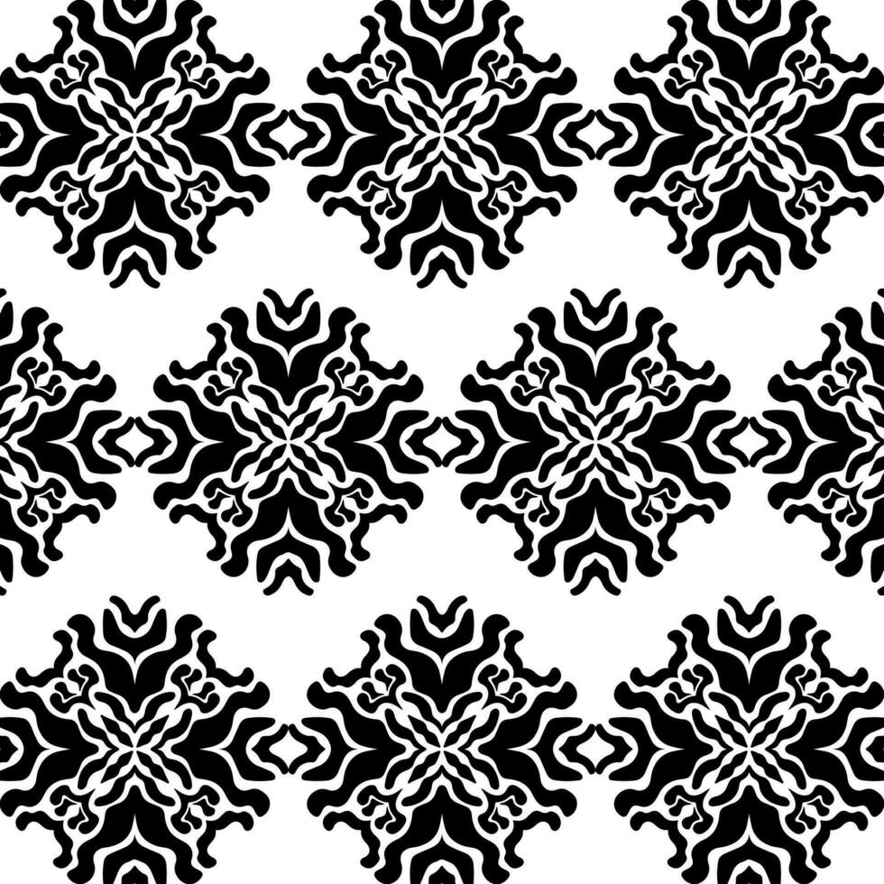 geometric cool abstract floral pattern vector