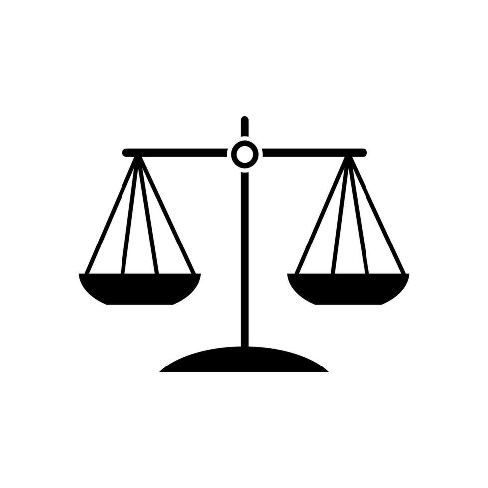 Scales Icon Design Vector Template