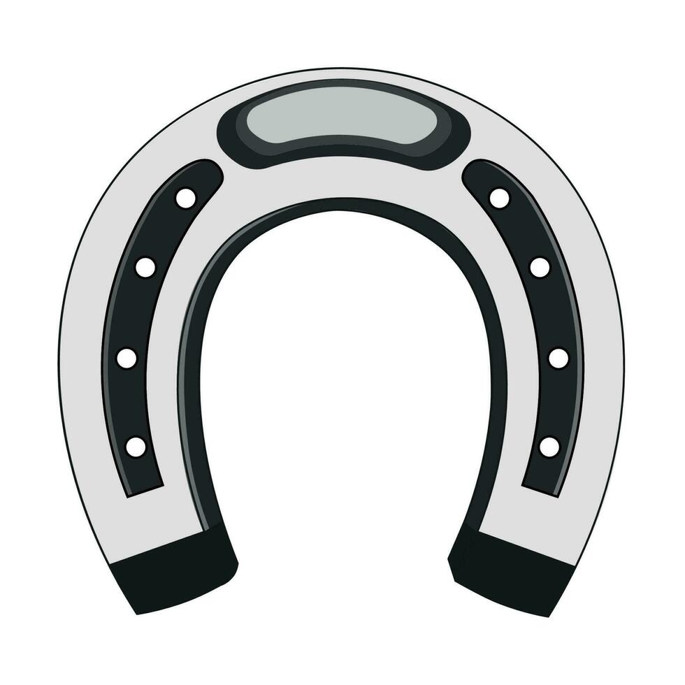 Horse shoe, lucky horseshoe on white background 23880920 Vector Art at  Vecteezy