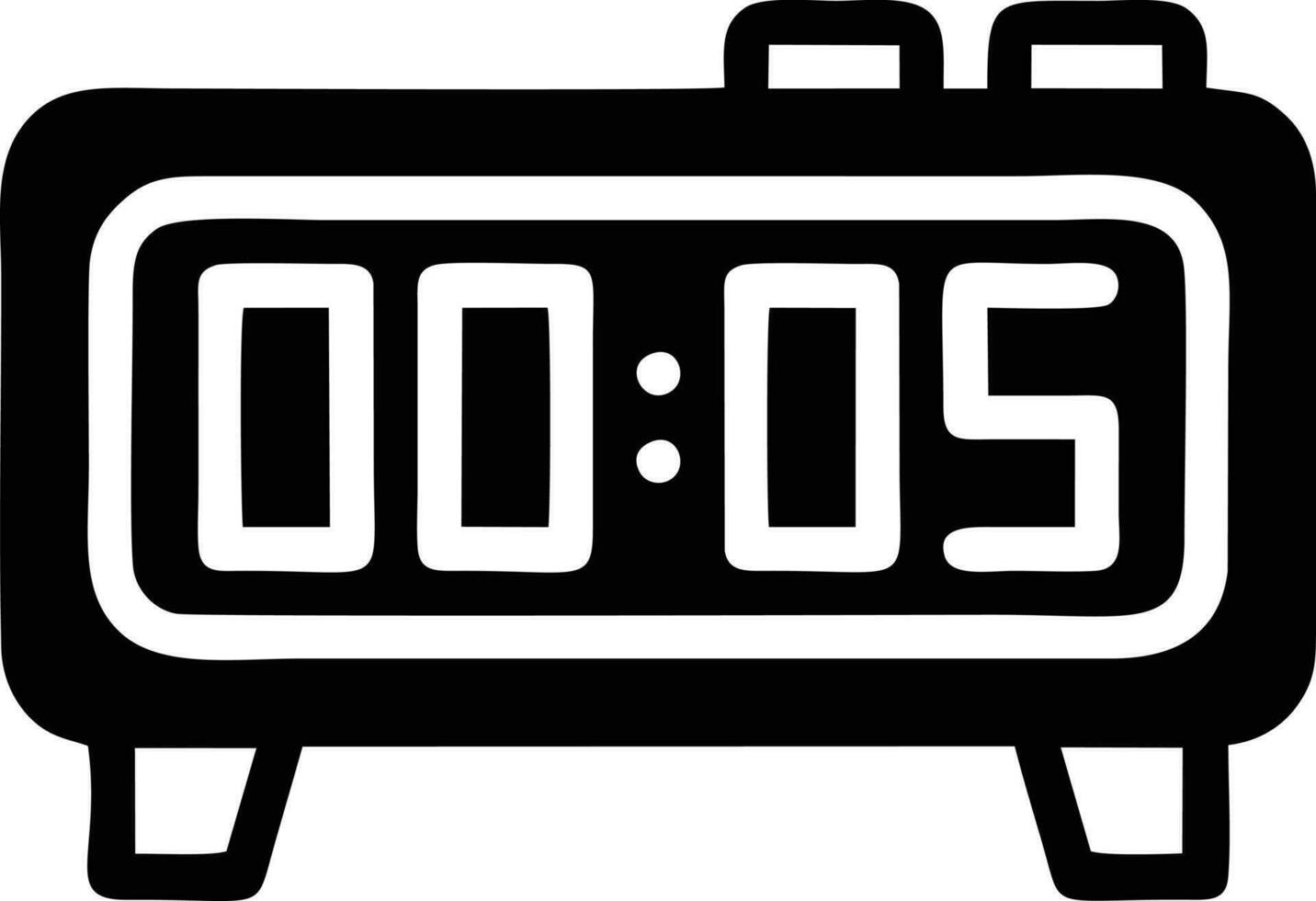 Clock icon symbol design image. Illustration of the alarm watch time isolated vector image. EPS 10