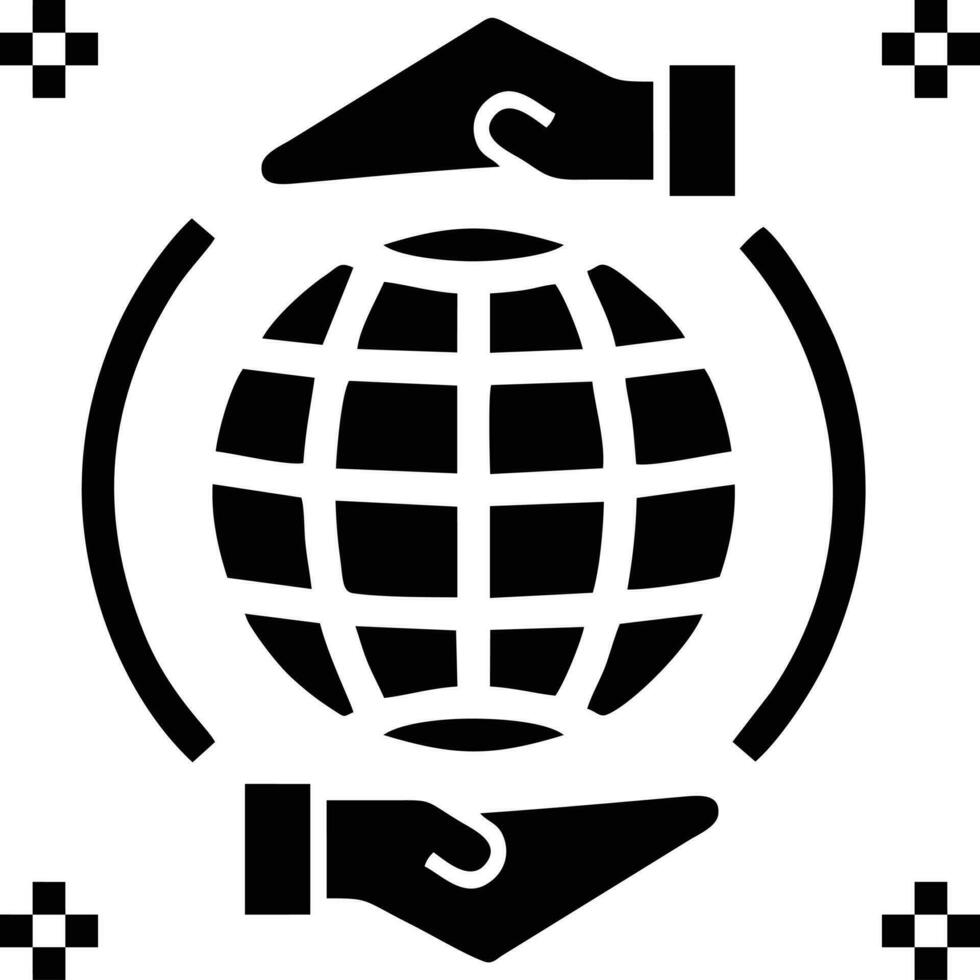 Globe planet earth icon symbol vector image