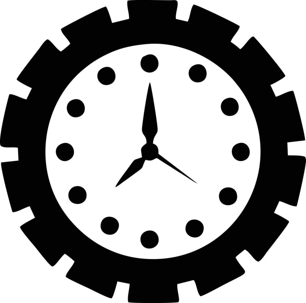 Clock icon symbol design image. Illustration of the alarm watch time isolated vector image. EPS 10